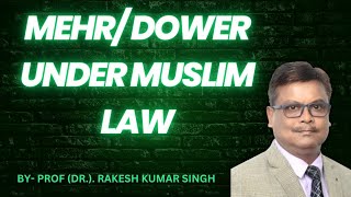 MehrDower under Muslim Law [upl. by Coretta]