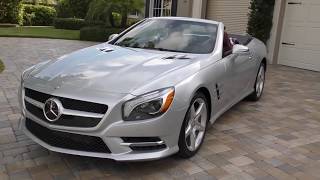 2015 Mercedes Benz SL 550 Roadster Review and Test Drive by Bill  Auto Europa Naples [upl. by Ardnac704]