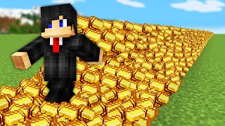 Minecraft but Everything I Touch turns to GOLD [upl. by Wilber]