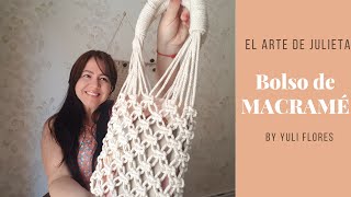 Bolso de MACRAMÉ macrame paso a paso MACRAME paso a paso [upl. by Elegna]