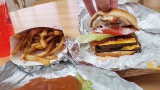 Wendys Baconator Combo amp Spicy Chicken Sandwich Review NOT BAD [upl. by Aihsak]