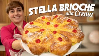 STELLA BRIOCHE ALLA CREMA Ricetta Facile  Video Live Versione Corta  Fatto in Casa da Benedetta [upl. by Bixler]