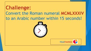 Can You Convert MCMLXXXIV Roman Numerals Challenge 🏛️⏱️ [upl. by Analaj81]