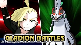 Pokémon Sun amp Moon  All Gladion Battles HQ [upl. by Lemcke]