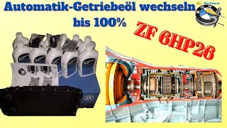 AutomatikGetriebeöl 100 wechseln ZF6HP26 Tutorial [upl. by Lea615]