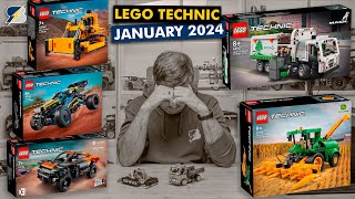 The end of an era  sad news and interesting January 2024 sets from LEGO Technic [upl. by Koblick]