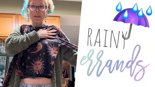 Vlog 2176  Quiet Rainy Errand Day ☔️ [upl. by Orodisi]