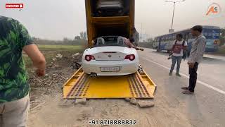 Sold Old Bmw Z4 Sports Convertible with Exhaust 👑 Car Transport Service Mohali to Hyderabad 🎁🥰🇮🇳📞 [upl. by Areyk83]