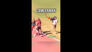 Cameraman Runs Faster Than The Athletes Again [upl. by Eruza]