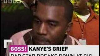 Kanye West breaks down and cries for mum at London gig [upl. by Llertnac787]