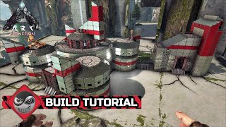 ARK Survival Evolved  How to build a Castle  The Command Bunker No mods [upl. by Erich]