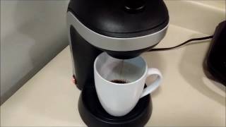 Kitchen Selectives Single Drip One Cup Coffee Maker Review [upl. by Marco]