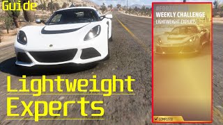 Lightweight Experts Forzathon Weekly Challenge Guide No commentary  Forza Horizon 5 Series 40 [upl. by Chatterjee]