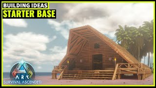 How To Build A Starter Base  Ark Survival Ascended [upl. by Ahset215]