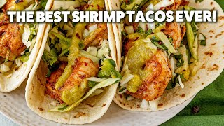 Your New Favorite Shrimp Tacos [upl. by Ertsevlis]