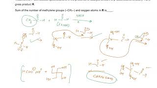 Complete reaction of acetaldehyde with excessformaldehydecyclohexanone PTSARJeeAdvanced2024AI [upl. by Neelhtac]