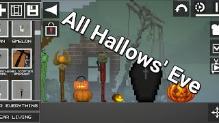 All Hallows Eve in melon Sandbox  Halloween  melon playground [upl. by Alpers]