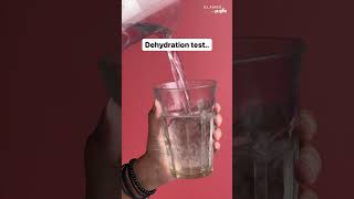 IS YOUR SKIN DEHYDRATED TEST IT Shorts [upl. by West]