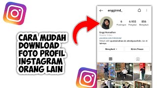 Cara Download Foto Profil Instagram Orang Lain [upl. by Tniassuot]