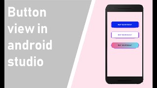 how to make beautiful button with shape in android studio tutorial part2 [upl. by Dulciana]
