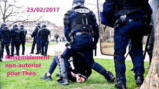 Paris pour Théo  débordements lors de la manifestation nonautorisée des lycéens [upl. by Boothe]