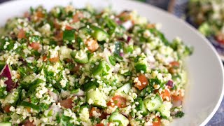 How to Make Tabbouleh Salad Easy Lebanese Recipe [upl. by Mara889]