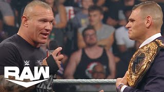 New Champion Gunther Accepts Randy Ortons Challenge  WWE Raw Highlights 8524  WWE on USA [upl. by Adnawot]