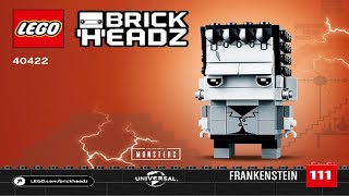 LEGO instructions  BrickHeadz  40422  Frankenstein [upl. by Tarfe558]