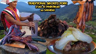 AUTHENTIC ETAG AT PINIKPIKAN  SMOKED MEAT  THE PROCESS OF MAKING ETAG OR SALTED MEAT [upl. by Petronia]