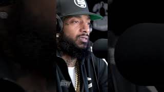 Nipsey Hussle On Being Yourself [upl. by Arodnap945]