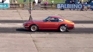 1973 Datsun 240Z S30 RB26DETT HX40 14 mile [upl. by Alvar]