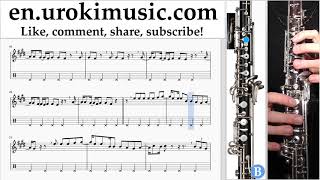 Oboe lessons Luis Fonsi Stefflon Don  Calypso Sheet Music Tutorial umih352 [upl. by Yellat]