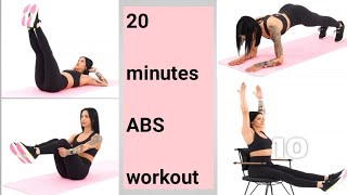 20 minutes ABS workout at home 🔥No equipment No repeat 🔥 Caroline Girvan [upl. by Thora]