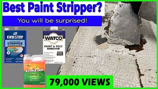 Testing Paint StrippersRemovers Kwik Strip vs Watco vs Citristrip The Results May Surprise You [upl. by Deenya]