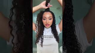 MY CURLY HAIR ROUTINE ShopWithYouTube ad [upl. by Valenba]