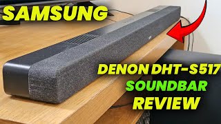 Denon DHTS517 Soundbar Review Big Sound for a BudgetFriendly Dolby Atmos Soundbar [upl. by Ignacius]