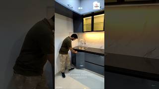 Modular kitchen  interiordesign hyderabad amsinteriors [upl. by Niveg]