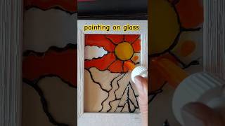 Glass painting idea vitrail art drawing painting glasspainting vitrail ideas artandcraft [upl. by Mascia416]