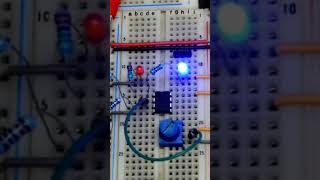 Output for Op Amp Inverting Comparator Circuit short shorts electronics [upl. by Enelrahs]