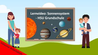 Lernvideo Sonnensystem 🪐  HSU Grundschule [upl. by Remlap]