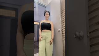 Myntra Finds  styling Olive Green Shirt shorts grwm youtubeshorts fun [upl. by Ahsyekat482]