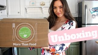 Hello Fresh Unboxing Is it worth it LIVE DEMO [upl. by Akihsat]