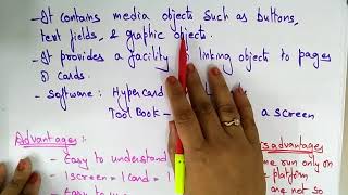 multimedia authoring tools  part12  Computer Graphics  lec58 Bhanu Priya [upl. by Sesylu]