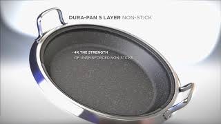 Curtis Stone Stainless Steel DuraPan Nonstick 8Quart Stockpot [upl. by Rol75]