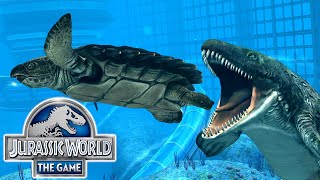 Jurassic World Das Spiel 14  Die neuen WASSER DINOS amp der LVL 40 ARGENTINOSAURUS  LP JW Deutsch [upl. by Sankaran]