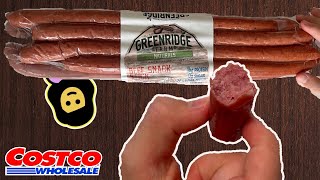 Greenridge Farm Beef Snack Stick  Costco Product Review [upl. by Kenelm]