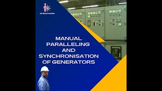 Manual Paralleling and Synchronization of generators onboard [upl. by Engeddi]