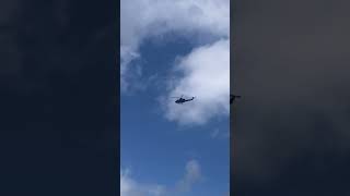 Huey helicopter over Fredericton New Brunswick [upl. by Lehcir]