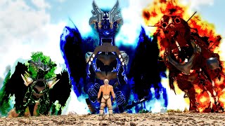 Taming and Fighting the STRONGEST GOD CREATURES in ARK  ARK Ascended 44 Finale [upl. by Petuu]