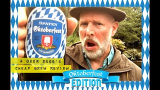 Spaten Oktoberfest Beer Review 2020 by A Beer Snobs Cheap Brew Review [upl. by Franklin]